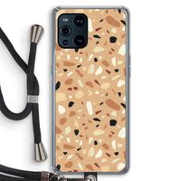 Terrazzo N°17: Oppo Find X3 Transparant Hoesje met koord