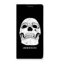Mobiel BookCase OPPO Reno10 | 10 Pro Skull Eyes - thumbnail
