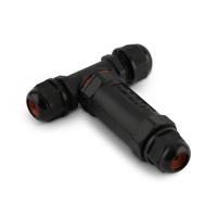 Waterdichte IP68 T-connector 2 en 3-aderig