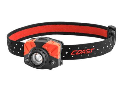 Coast fl75r hoofdlamp oplaadbaar rood/wit licht 530 lumen - Velleman