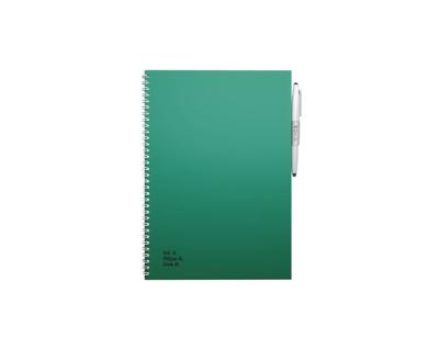 MOYU Uitwisbaar notitieboek - hardcover a4 - forest green