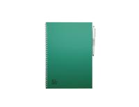 MOYU Uitwisbaar notitieboek - hardcover a4 - forest green