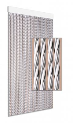 Caravan Dara Grijs-Wit 60 x 190 cm
