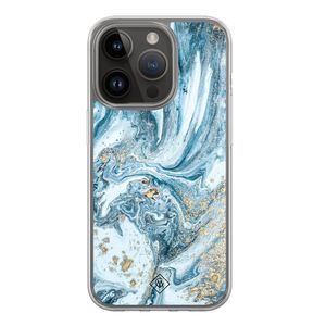 iPhone 13 Pro hybride hoesje - Marble sea