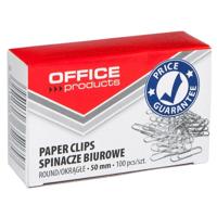 OFFICE products papierklemmen, 50 mm, gegalvaniseerd, doos van 100 stuks