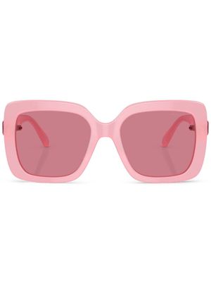 Swarovski Eyewear lunettes de soleil à monture rectangulaire - Rose