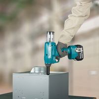 Makita DRV150Z elektrische klinknagelmachine Zwart, Blauw 2.4,3.2,4,4.8 mm 10 kN - thumbnail