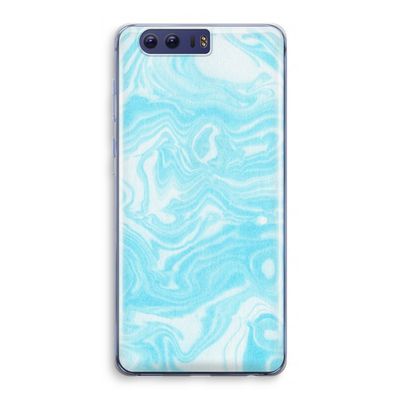 Waterverf blauw: Honor 9 Transparant Hoesje