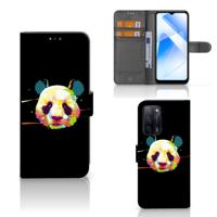 OPPO A16/A16s/A54s Leuk Hoesje Panda Color | Portemonnee hoesje