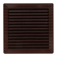 Ventilatierooster EDM 87729 Bruin 14 x 14 cm