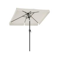 Rechthoekige parasol zonder voet, beige / 200 x 150 cm