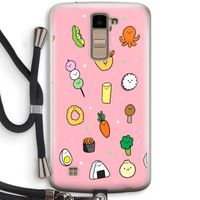 Happy bento friends: LG K10 (2016) Transparant Hoesje met koord