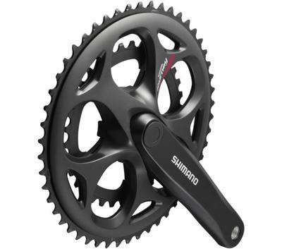 Shimano crankstel 7/8 speed tourney fc-a070 compact 170/50-34t met vierkante as zwart