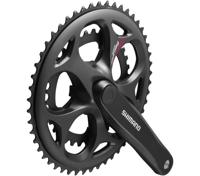 Shimano crankstel 7/8 speed tourney fc-a070 compact 170/50-34t met vierkante as zwart