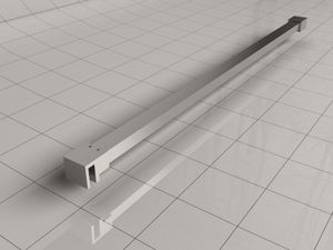 Stabilisatiestang Wiesbaden Slim | 120 cm | t.b.v. inloopdouche | Chroom