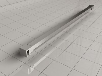 Stabilisatiestang Wiesbaden Slim | 120 cm | t.b.v. inloopdouche | Chroom