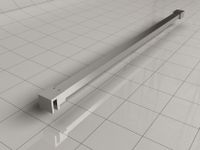 Stabilisatiestang Wiesbaden Slim | 120 cm | t.b.v. inloopdouche | Chroom