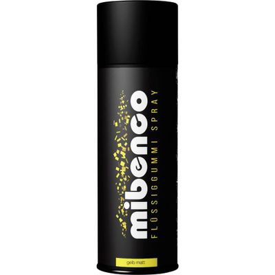 mibenco Vloeibare rubberspray Kleur (specifiek): Geel (mat) 400 ml mibenco Vloeibare rubberspray Kleur (specifiek): Geel (mat) 400 ml