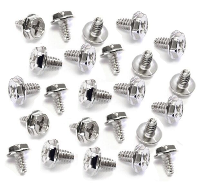 HDD & PSU schroefjes 24x zilver
