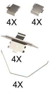 Accessoireset, schijfremblok 1791Q