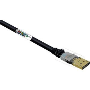 Renkforce DisplayPort Aansluitkabel DisplayPort-stekker, DisplayPort-stekker 1.80 m Zwart UHD 4K @ 60 Hz Vergulde steekcontacten, Met Ferrietkern RF-4212201