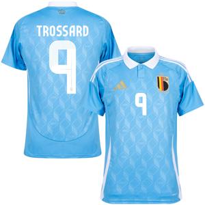 België Shirt Uit 2024-2025 + Trossard 9