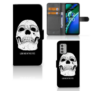 Telefoonhoesje met Naam Nokia G42 Skull Eyes