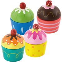 VIGA cupcakes, afm 4x5,5 cm, 4 onderdelen/ 1 doos