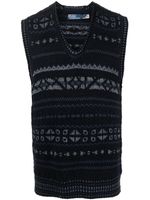 Polo Ralph Lauren débardeur Fair Isle en maille intarsia - Bleu