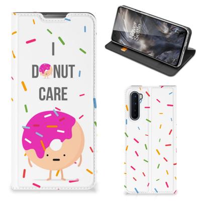 OnePlus Nord | Flip Style Cover | Donut Roze