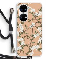 Blossoming spring: Huawei P50 Transparant Hoesje met koord