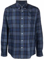 Barbour chemise boutonnée à motif tartan - Bleu