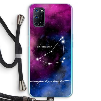 Sterrenbeeld - Donker: Oppo A72 Transparant Hoesje met koord