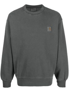 Carhartt WIP sweat en coton à patch logo - Gris