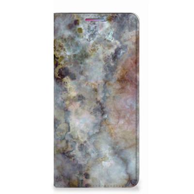 Motorola Moto G60s | Standcase | Marmer Grijs