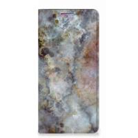 Motorola Moto G60s | Standcase | Marmer Grijs