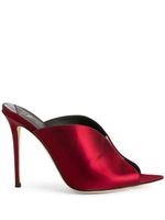 Giuseppe Zanotti mules Intriigo Muse 105 mm à bout pointu - Rouge