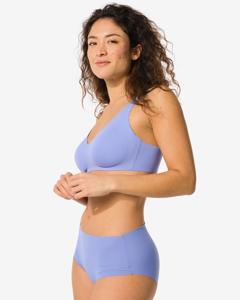 HEMA Dames Tailleslip Micro Rib Blauw (blauw)