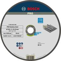 Bosch Accessoires Doorslijpschijf recht Expert for Inox AS 46 T INOX BF, 230 mm, 22,23 mm, 2,0 mm - 1 stuks - 2608600096