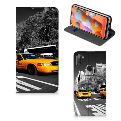 Samsung Galaxy M11 | A11 | Book Cover | New York Taxi