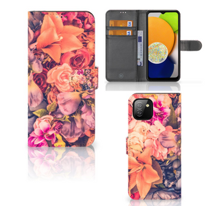 Samsung Galaxy A03 Hoesje Bosje Bloemen