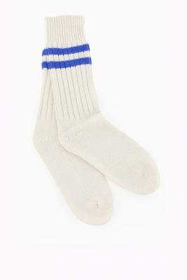 Mell O Cashmere sokken 210104 wit/azur