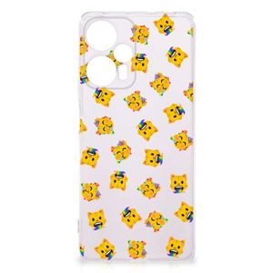 TPU bumper voor Xiaomi Poco F5 Katten Emojis