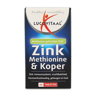 Lucovitaal Zink methionine & koper 60 Tabletten