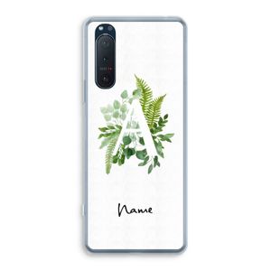 Green Brush: Sony Xperia 5 II Transparant Hoesje