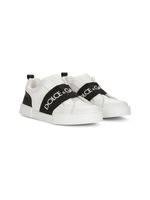 Dolce & Gabbana Kids baskets Portofino en cuir - Blanc