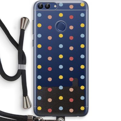 Bollen: Huawei P Smart (2018) Transparant Hoesje met koord