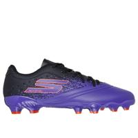 Skechers Razor 1.5 Gras Voetbalschoenen (FG) Kids Paars Zwart Oranje