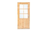 Extra hoge en brede enkele deur 99x209 cm 28-70 mm - linksdraaiend- - Hout- Tuindeco