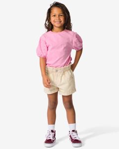 HEMA Kinder Korte Broek Paperbag Ecru (ecru)